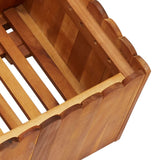 NNEVL Garden Raised Bed 100x30x25 cm Solid Acacia Wood