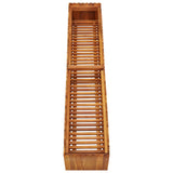 NNEVL Garden Raised Bed 150x30x25 cm Solid Acacia Wood