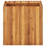 NNEVL Garden Raised Bed 50x50x50 cm Solid Acacia Wood