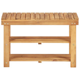 NNEVL Shoe Rack 70x32x46 cm Solid Acacia Wood