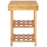 NNEVL Shoe Rack 90x32x46 cm Solid Acacia Wood