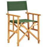 NNEVL Director's Chairs 2 pcs Solid Acacia Wood Green