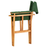 NNEVL Director's Chairs 2 pcs Solid Acacia Wood Green