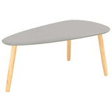 NNEVL Coffee Tables 2 pcs Grey Solid Pinewood