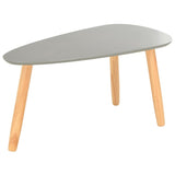 NNEVL Coffee Tables 2 pcs Grey Solid Pinewood