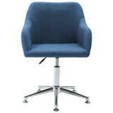 NNEVL Swivel Office Chair Blue Fabric