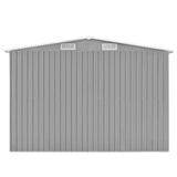NNEVL Garden Shed 257x489x181 cm Metal Grey (AU only)