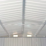 NNEVL Garden Shed 257x489x181 cm Metal Grey (AU only)