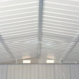 NNEVL Garden Shed 257x580x181 cm Metal Grey