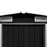 NNEVL Garden Shed 257x580x181 cm Metal Anthracite