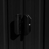 NNEVL Garden Shed 257x580x181 cm Metal Anthracite