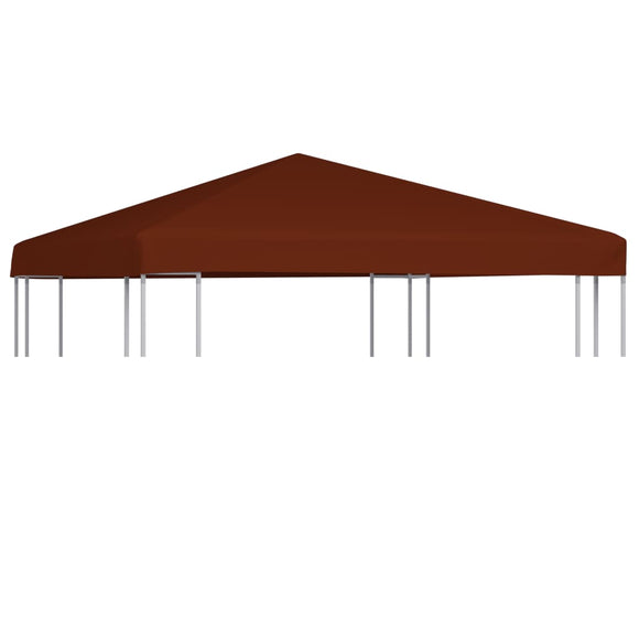 NNEVL Gazebo Top Cover 310 g/m² 3x3 m Terracota