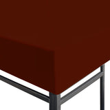 NNEVL Gazebo Top Cover 310 g/m² 3x3 m Terracota