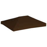 NNEVL Gazebo Top Cover 310 g/m² 3x4 m Brown