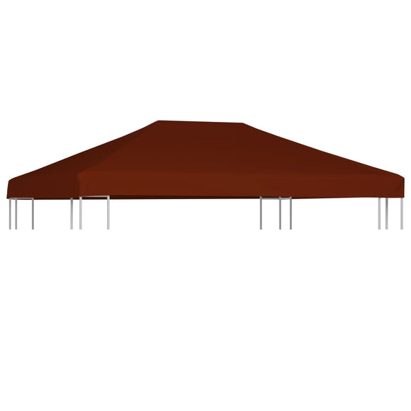 NNEVL Gazebo Top Cover 310 g/m² 3x4 m Terracota