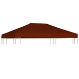 NNEVL Gazebo Top Cover 310 g/m² 3x4 m Terracota