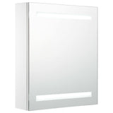 NNEVL LED Bathroom Mirror Cabinet 50x13.5x60 cm
