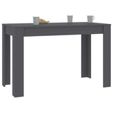 NNEVL Dining Table Grey 120x60x76 cm Chipboard