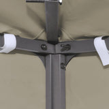NNEVL Gazebo Cover Canopy Replacement 310 g / m² Beige 3x3 m