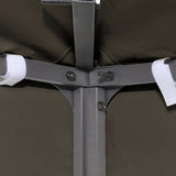NNEVL 2-Tier Gazebo Top Cover 310 g/m? 4x3 m Taupe