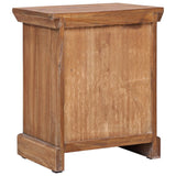 NNEVL Bedside Cabinet 40x30x50 cm Solid Teak