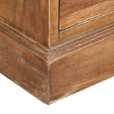 NNEVL Bedside Cabinet 40x30x50 cm Solid Teak
