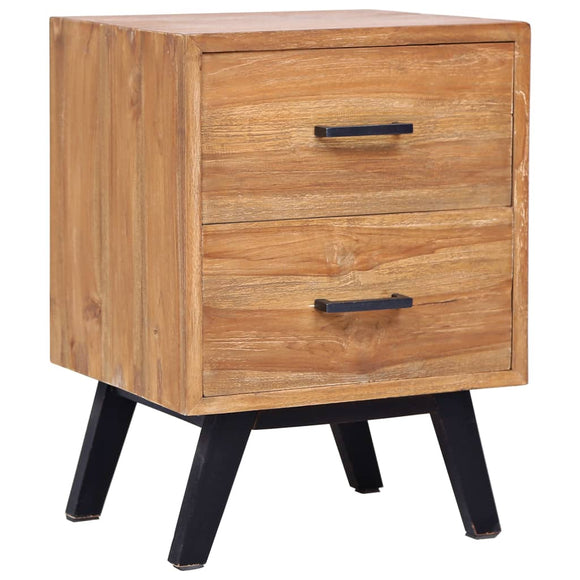 NNEVL Bedside Cabinet 40x35x55 cm Solid Teak