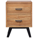 NNEVL Bedside Cabinet 40x35x55 cm Solid Teak