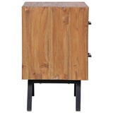 NNEVL Bedside Cabinet 40x35x55 cm Solid Teak