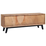NNEVL TV Cabinet 120x30x45 cm Solid Teak