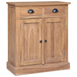NNEVL Side Cabinet 65x30x75 cm Solid Teak
