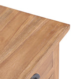 NNEVL Side Cabinet 65x30x75 cm Solid Teak