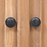 NNEVL Side Cabinet 65x30x75 cm Solid Teak