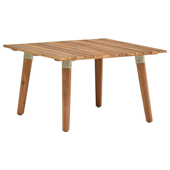 NNEVL Garden Coffee Table 60x60x36 cm Solid Acacia Wood