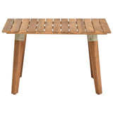 NNEVL Garden Coffee Table 60x60x36 cm Solid Acacia Wood