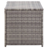 NNEVL Garden Storage Box Poly Rattan 100x50x50 cm Grey