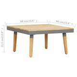 NNEVL 8-Seater Garden Lounge Set with Cushions Solid Acacia Wood