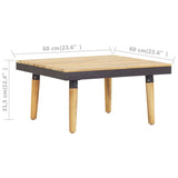 NNEVL 8-Seater Garden Lounge Set with Cushions Solid Acacia Wood