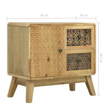 NNEVL Sideboard Brown 60x30x56.5 cm Wood