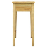 NNEVL Console Table with 2 Drawers Carving Brown 96x40x78 cm Wood