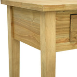 NNEVL Console Table with 2 Drawers Carving Brown 96x40x78 cm Wood