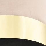 NNEVL Stool Apricot and Gold Velvet