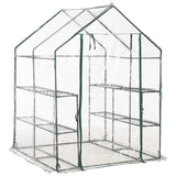 NNEVL Greenhouse with 8 Shelves 143x143x195 cm