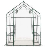 NNEVL Greenhouse with 8 Shelves 143x143x195 cm