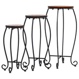 NNEVL Mosaic Tables 3 pcs Terracotta Ceramic