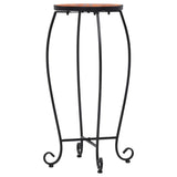 NNEVL Mosaic Tables 3 pcs Terracotta Ceramic