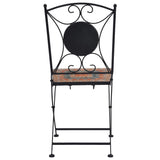 NNEVL Bistro Chairs 2 pcs Orange/Grey