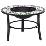 NNEVL Mosaic Fire Pit Green 68cm Ceramic