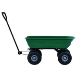 NNEVL Garden Tipping Hand Cart 300 kg 75L Green