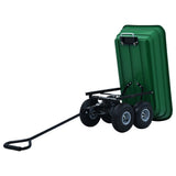 NNEVL Garden Tipping Hand Cart 300 kg 75L Green